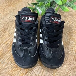 Adidas Samba Kids Size 12K  Shoes Classic Core Black White Sneakers
